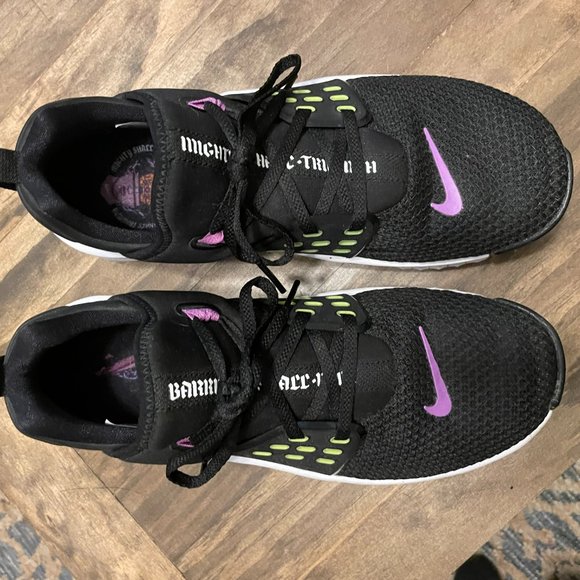 Nike Free Metcon 2 Black Green White Mens 8.5 - Picture 3 of 5